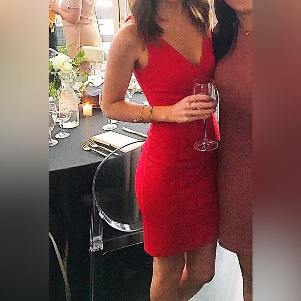 Lulu’s Red Bodycon Mini Dress